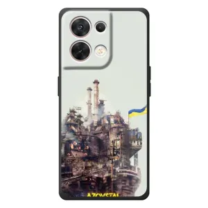 Чехлы на военную тематику для OPPO Reno 8 5G (Азовсталь)