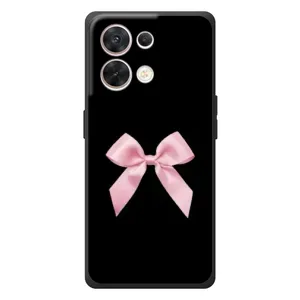 Чехол банты для OPPO Reno 8 5G (Бант на черном)