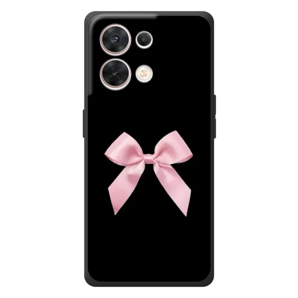 Чехол с рисунком «Бант на черном» для OPPO Reno 8 5G Чехол с рисунком «Бант на черном» для OPPO Reno 8 5G