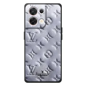 Текстурний Чохол Louis Vuitton для ОРО  Рєnо 8 5G (Білий ЛВ)