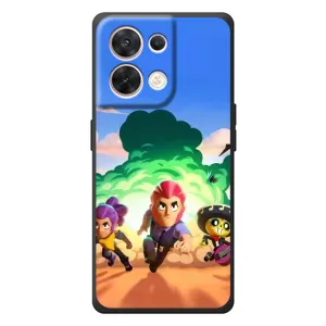 Силиконовый Чехол на OPPO Reno 8 5G с картинкой Brawl Stars (Бравел Старс)