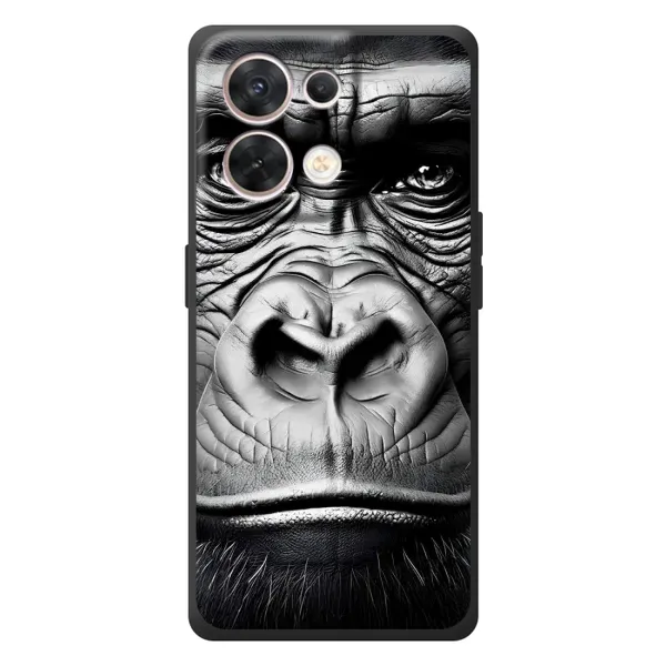 Чехол с рисунком «Черная обезьяна» для OPPO Reno 8 5G Чехол с рисунком «Черная обезьяна» для OPPO Reno 8 5G