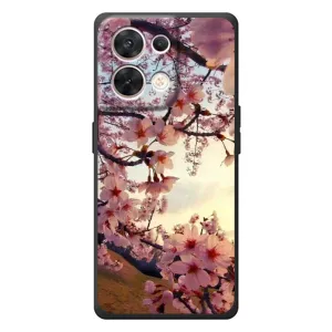 Чехол с принтом САКУРЫ на OPPO Reno 8 5G (Цветущая сакура)
