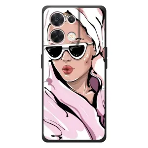 Чохол з картинкою Модні Дівчата OPPO Reno 8 5G (Дівчина в халаті)