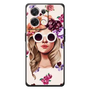 Чохол з картинкою Модні Дівчата OPPO Reno 8 5G (Дівчина в окулярах)