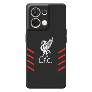 Силиконовые Чехлы принт Футбол на OPPO Reno 8 5G (Эмблема Liverpool)