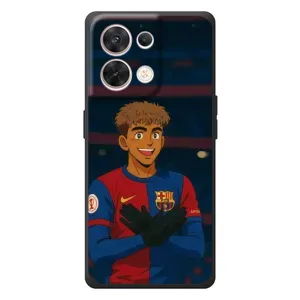Чехол Ламин Ямаль на ОПО Reno 8 5G (Футболист Ямаль)