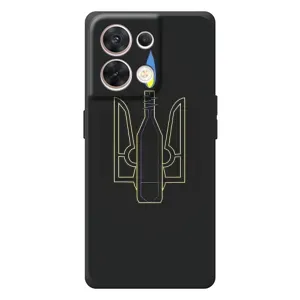 Чехол с картинкой (Патриотический ГЕРБ) на OPPO Reno 8 5G (Герб - Молотова)