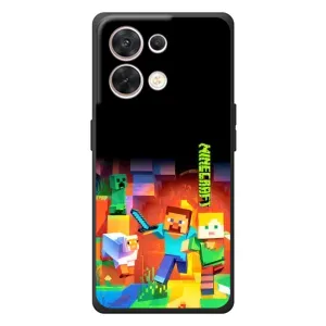 Чохли для OPPO Reno 8 5G (Персонажі МайнКрафт) (Герой Майнкрафт)
