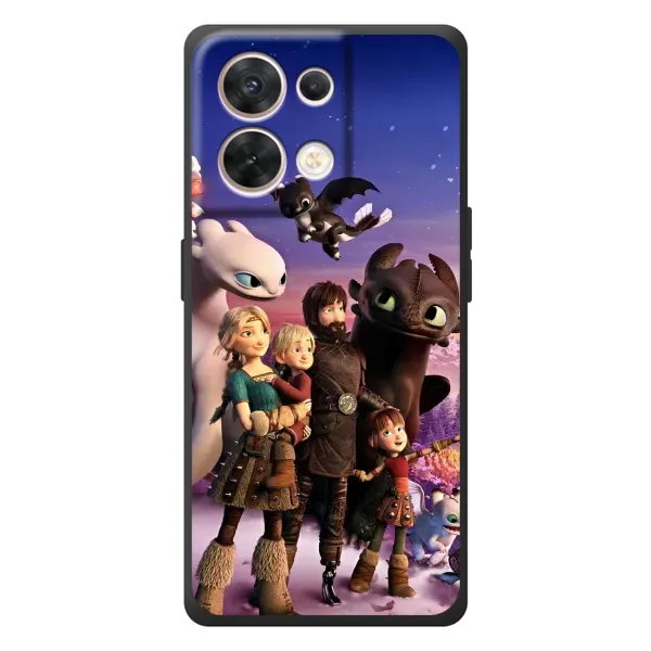 Чехол с рисунком «Герои дракона» для OPPO Reno 8 5G Чехол с рисунком «Герои дракона» для OPPO Reno 8 5G