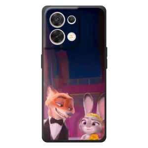 Силиконовый чехол с принтом Зоотрополіс для OPPO Reno 8 5G (Главные герои)