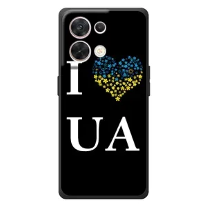 Силиконовый Чехол на OPPO Reno 8 5G (Я-Украина) (I Love UA)