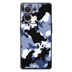 Камуфляжный Чехол для ОПО Reno 8 5G (Камуфляжный Серый)