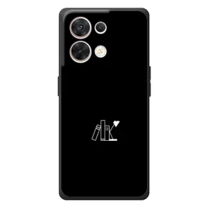 Чехол с картинками на черном фоне для OPPO Reno 8 5G (Книжки)