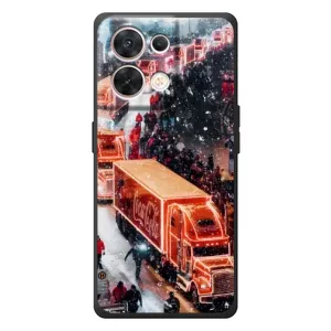 Чехлы на Новый Год OPPO Reno 8 5G (Кока Кола)