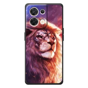 Чехол с картинкой на OPPO Reno 8 5G (Красочный ЛЕВ)