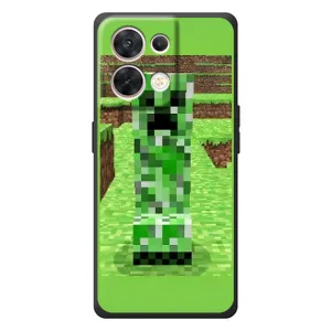 Чохли для OPPO Reno 8 5G (Персонажі МайнКрафт) (Кріпер 2)