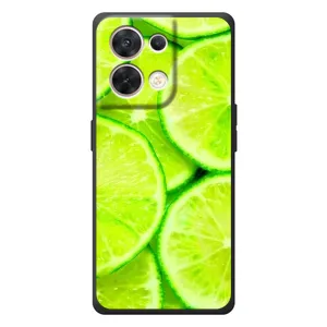 Чехол с изображением вкусной еды для OPPO Reno 8 5G (Лайм)