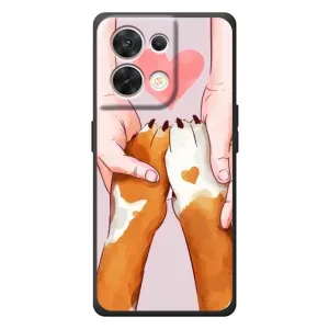 Чехол (ТПУ) Милые собачки для OPPO Reno 8 5G (Любовь к собакам)