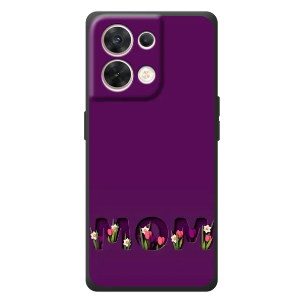 Чехол с рисунком «Мама с цветами» для OPPO Reno 8 5G Чехол с рисунком «Мама с цветами» для OPPO Reno 8 5G