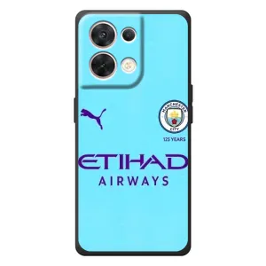 Силиконовые Чехлы принт Футбол на OPPO Reno 8 5G (Man City)