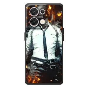 Чохол з картинкою "Герой Pubg" на OPPO Reno 8 5G (Man Пубг)