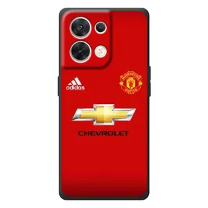 Силиконовые Чехлы принт Футбол на OPPO Reno 8 5G (Man United)