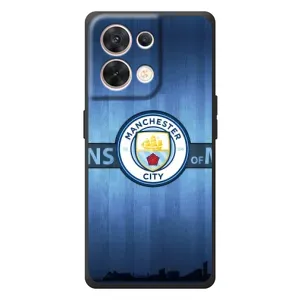 Силиконовые Чехлы принт Футбол на OPPO Reno 8 5G (ManCity)