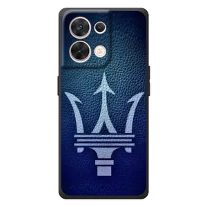 Чехлы с тематикой "Крутые машины" на OPPO Reno 8 5G (Лого Maserati)