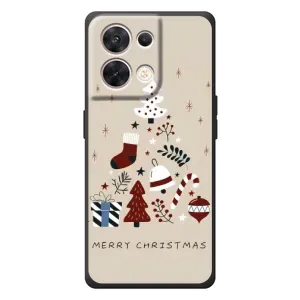 Чехол Санта Клаус для OPPO Reno 8 5G (Merry Christmas)