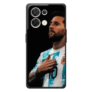 Чехлы Лео Месси Аргентина для OPPO Reno 8 5G (Месси Капитан)