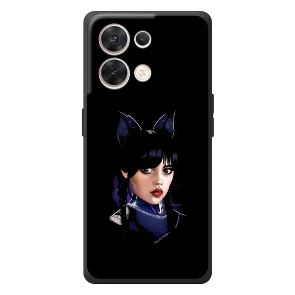 Чехол с рисунком «Милая Уэнсдей» для OPPO Reno 8 5G Чехол с рисунком «Милая Уэнсдей» для OPPO Reno 8 5G