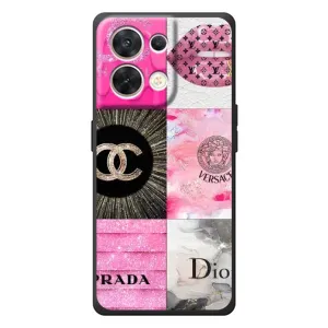 Чохол (Dior, Prada, YSL, Chanel) для OPPO Reno 8 5G (Модніца)