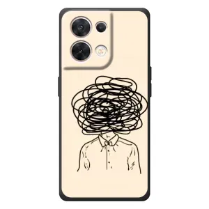 Чехлы со смыслом для OPPO Reno 8 5G (Мысли)