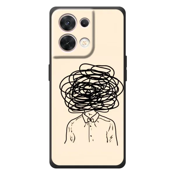 Чохол з малюнком «Думки» для OPPO Reno 8 5G