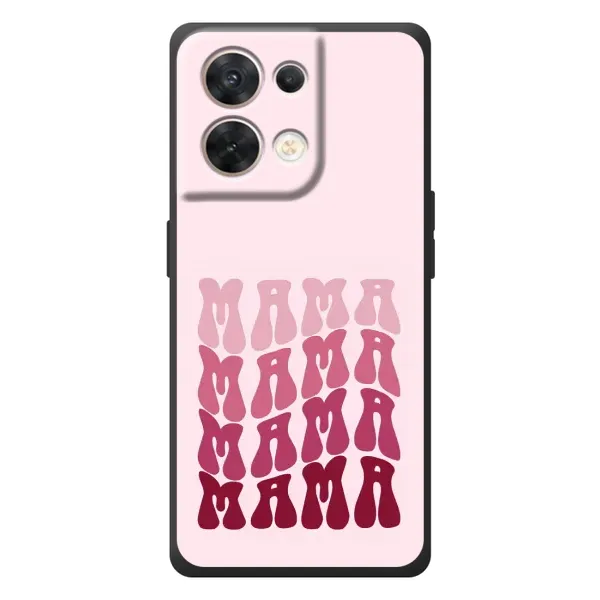 Чехол с рисунком «Надпись мама» для OPPO Reno 8 5G Чехол с рисунком «Надпись мама» для OPPO Reno 8 5G
