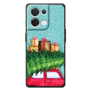 Чехол Новогодняя Елка на OPPO Reno 8 5G (Новогодние подарки)