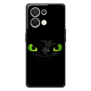 Чехол дракон Беззубик для OPPO Reno 8 5G (Глаза Беззубика)