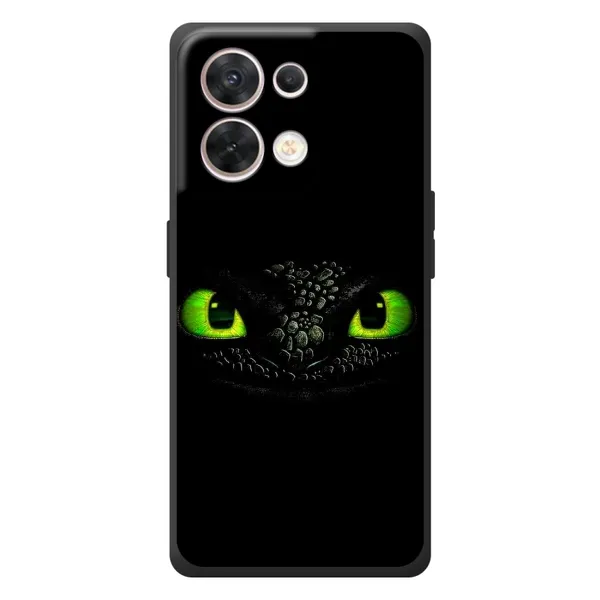 Чехол с рисунком «Глаза Беззубика» для OPPO Reno 8 5G Чехол с рисунком «Глаза Беззубика» для OPPO Reno 8 5G