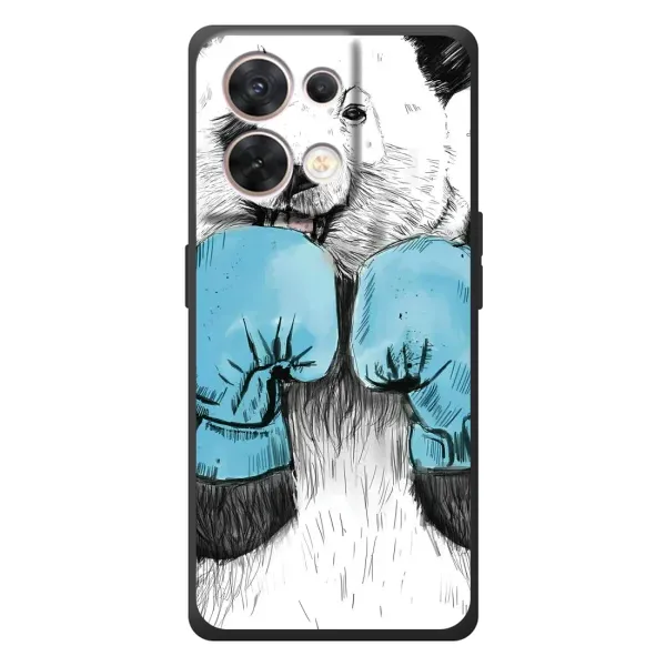 Чехол с рисунком «Панда боксер» для OPPO Reno 8 5G Чехол с рисунком «Панда боксер» для OPPO Reno 8 5G