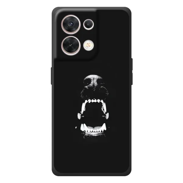 Чехол с рисунком «Пасть добермана» для OPPO Reno 8 5G Чехол с рисунком «Пасть добермана» для OPPO Reno 8 5G