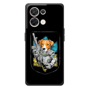 Чехол с принтом для OPPO Reno 8 5G (Патрон Воин)