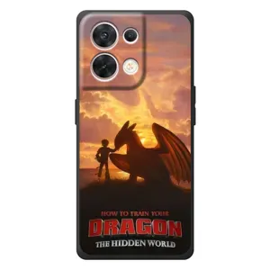 Чехол дракон Беззубик для OPPO Reno 8 5G (Постер Беззубика)