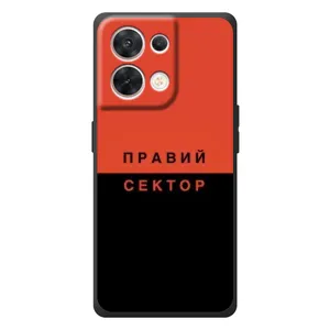 Чехлы УПА (Красно-Чёрный) на OPPO Reno 8 5G (Правый Серктор)