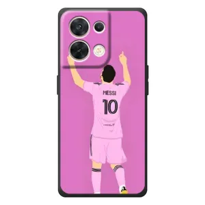 Чехлы Лео Месси в Майами на OPPO Reno 8 5G (Празднование Месси)