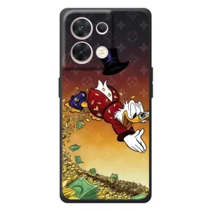Силіконовий чохол для OPPO Reno 8 5G (Скрудж Луі Віттон)
