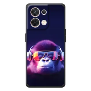 Чехлы с Горилой на ОПО Reno 8 5G (Стильная обезьяна)
