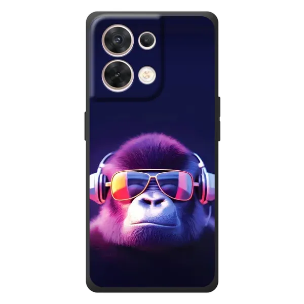 Чехол с рисунком «Стильная обезьяна» для OPPO Reno 8 5G Чехол с рисунком «Стильная обезьяна» для OPPO Reno 8 5G