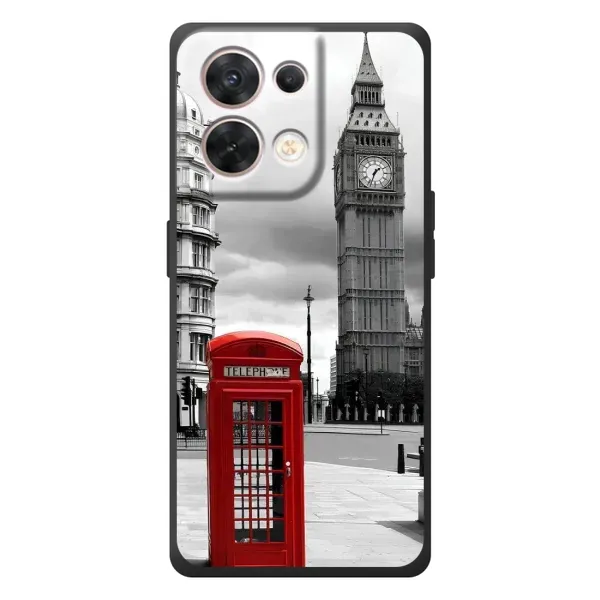Чехол с рисунком «TELEPHONE» для OPPO Reno 8 5G Чехол с рисунком «TELEPHONE» для OPPO Reno 8 5G