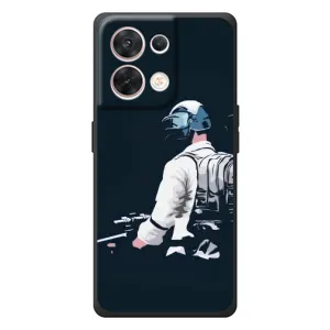 Чохол з картинкою "Герой Pubg" на OPPO Reno 8 5G (В екіперівці)
